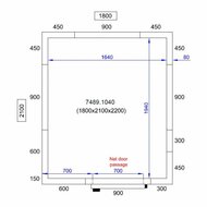 Koel-/Vriescel 6.5 m3 Combisteel Nederlands