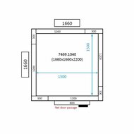 Koel-/Vriescel 4.59 m3 Combisteel Standard Line