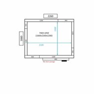 Koel-/Vriescel 6.43 m3 Combisteel Standard Line