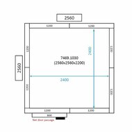 Koel-/Vriescel 11.75 m3 Combisteel Standard Line