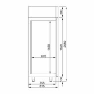 Chocolade Bewaarkast 700 L Combisteel