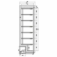 Vrieskast 340L RVS Combisteel