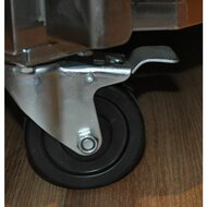 Vrieskast 1200L RVS + ALU Combisteel