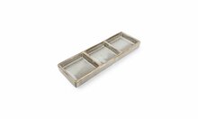 Serveerschaal 24x8cm grijs Ceres