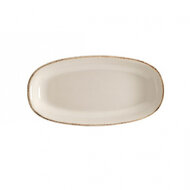 Ovalen bord 19 cm Bonna Rettro Off-white