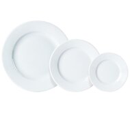 Plat bord 31 cm brede rand Standard