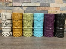 Longdrink cocktail beker Tiki 40 cl bruin