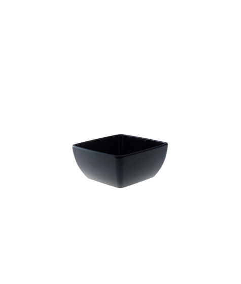 Vierkant kom 12,5 cm zwart melamine Truyts