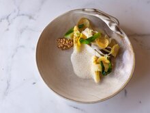 Schelp bord Sand 23 cm Raw by RBC