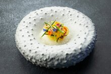 Donut bord Spiked Wit Q-Raw