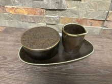 Melk en suiker setje Ceres Rusty Black 