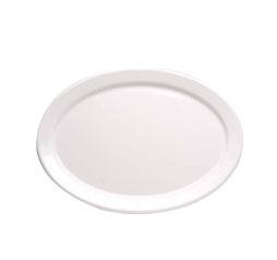 Bord Ovaal 38 x 28 cm Wit Melamine Truyts