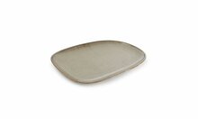 Bord ovaal Ceres grijs 33x23cm