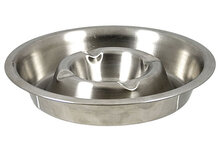 Asbak rond RVS 16 cm