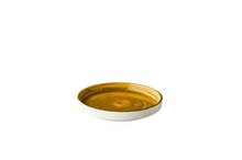Bord opstaande rand 16,2 cm geel Jersey