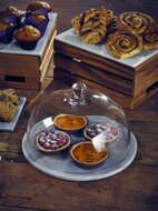 Plateau Marmer 18 cm Wit Melamine