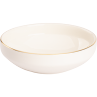 Schaal 15 cm Wit Goud Ligne D'or