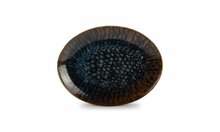 Serveerschaal 36 x 26 cm Bruin/Blauw Resto