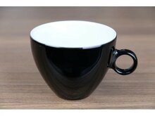 Cappuccinokopje 24cl Apple Zwart