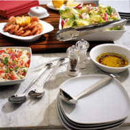 Dressinglepel 33,8 cm 1319 Buffet 18/10 Zilver Amefa