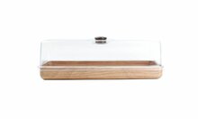 Serveerschaal met Stolp 39 x 16 cm Bruin Buffet