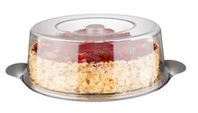 Taartschotel met Stolp 30 x 11 cm Inox 18/0
