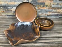 Bord 24 cm Escura Dark Brown