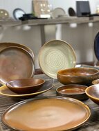 Bord 24 cm Escura Dark Brown