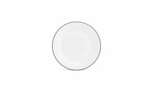 Bord Basic White Black Rim 24cm 