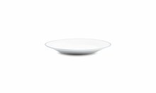 Plat Bord Basic White Blue Rim 24cm 