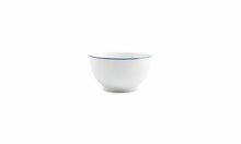 Kom Basic White Blue Rim 14cm