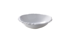 Diep bord 20,5 cm wit porselein Calcaire