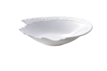 Diep bord 30 cm wit porselein Calcaire