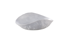 Schaal 25,5 cm x 19 cm wit porselein Calcaire