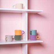 Kop 28 cl groen,blauw Lou