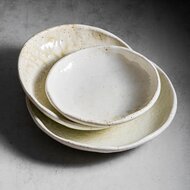 Diep bord 25 cm Vita Beige