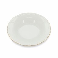 Diep bord 23,5 cm Retro gouden rand