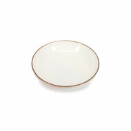 Diep bord 22 cm Artisan wit