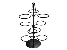 Etagere voor 9 bordjes zwart 46 cm 