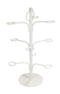 Etagere voor 9 glazen wit 46 cm 