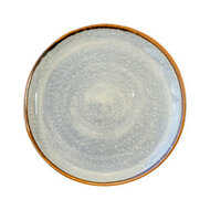 Jersey melamine bord rond grijs 27 cm
