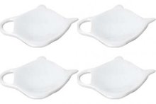 Schaaltje voor theezakje - set 4 stuks