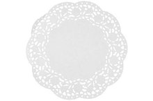 Kantpapier 24 cm rond 24 st