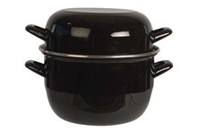 Mosselpan horeca 2 kg zwart 20 cm