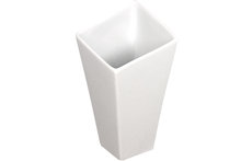 Frietzak porselein vierkant 16 cm