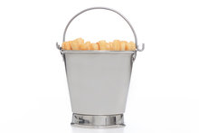 Friet emmertje 10 cm Inox