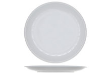 Rond plat bord 30,5 cm Pleasure White