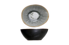 Schaaltje 10,5 cm Laguna Blue Grey blauwgrijs zwart