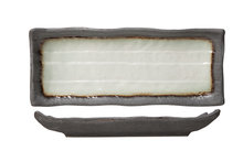 Schaal rechthoekig Stone 11x28 cm