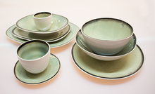 Diep bord ovaal 17,5 x 21,5 cm Fez Green